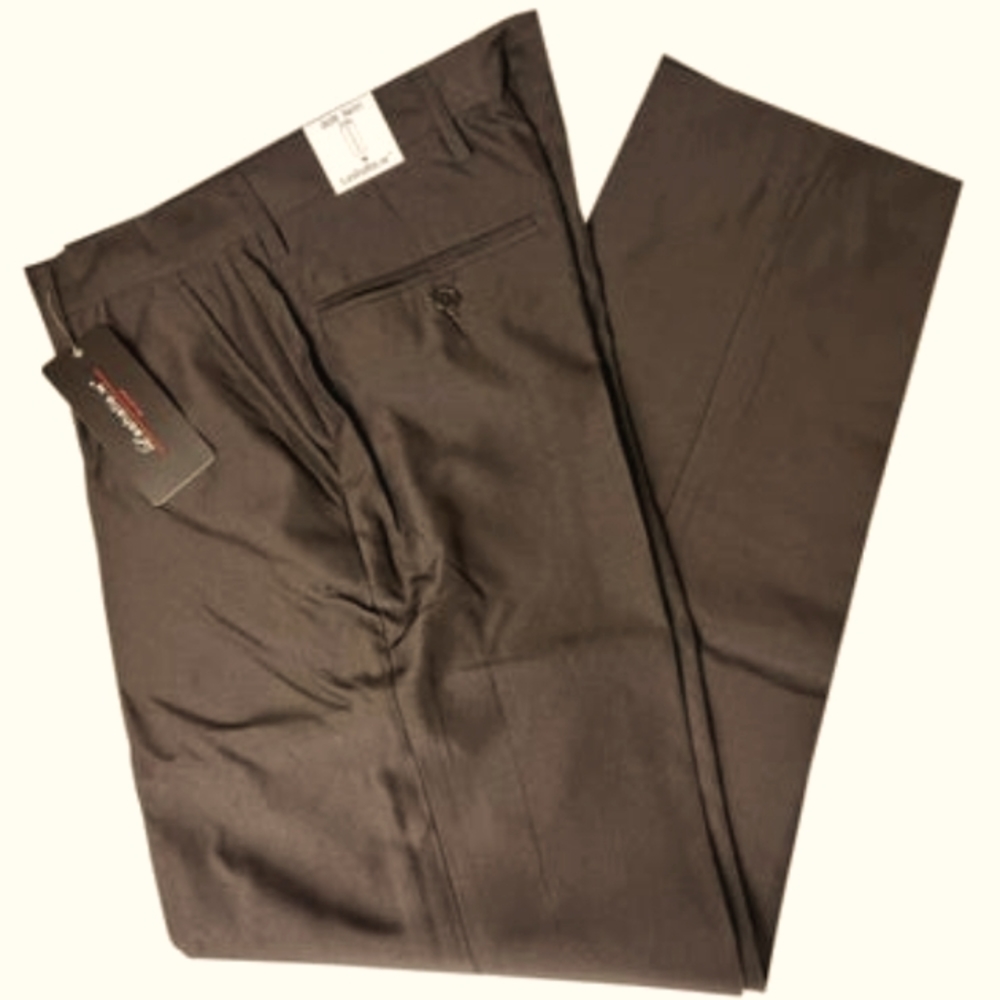 Bogari 006 A Men's Chocolate Brown Dress Pants.